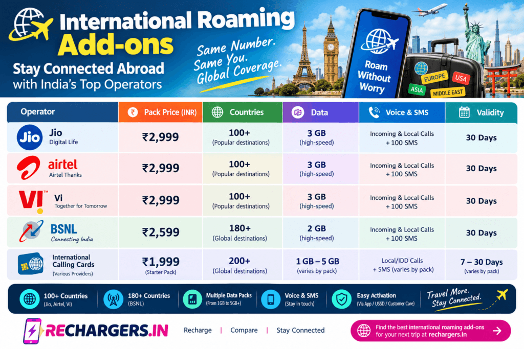 Internation roaming 