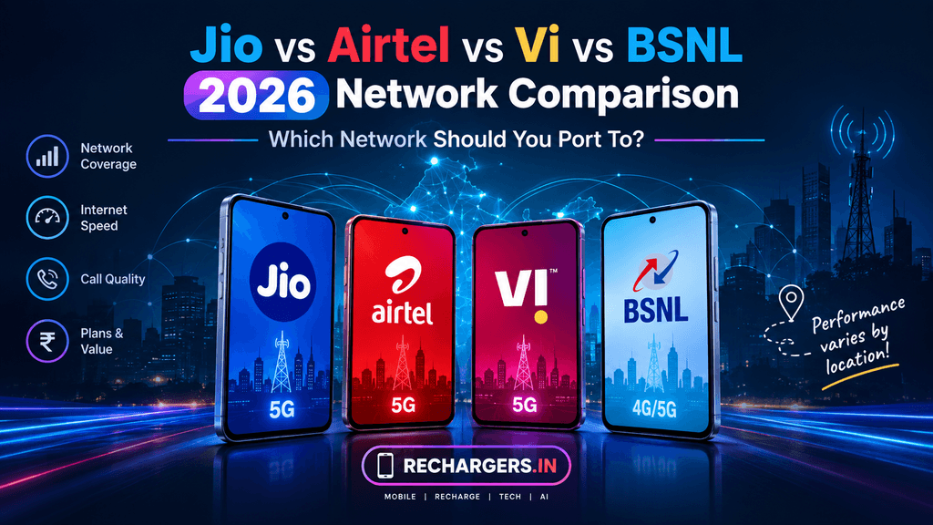 Jio vs Airtel vs Vi vs BSNL 2026